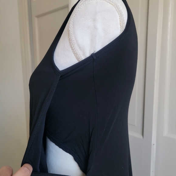 Latched Mama Cotton Nursing Sleeveless Tank Maxi Dress XS Black - Picture 7 of 10